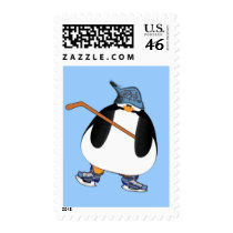 Hockey Penguin postage