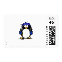 Hockey Penguin Stamp