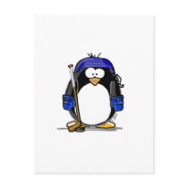 Hockey Penguin postcards by penguinality Hockey Penguin postcards
