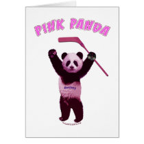 Hockey Pink Panda Bear