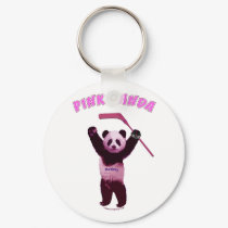 Hockey Pink Panda Bear