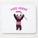 Hockey Pink Panda Bear Mousepad