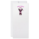 Hockey Pink Panda Bear rack cards