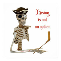 Hockey Pirate Not An Option Print