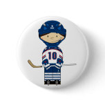 Hockey Player Button