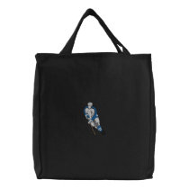 Hockey Player embroidered bags by ZazzleEmbroidery Hockey Player embroidered bags