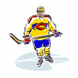 Hockey Player Photo Cutout