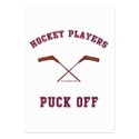 Hockey Players Puck Off