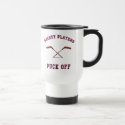 Hockey Players Puck Off Coffee Mugs