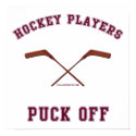 Hockey Players Puck Off