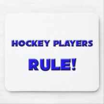 Hockey Players Rule! Mouse Pads