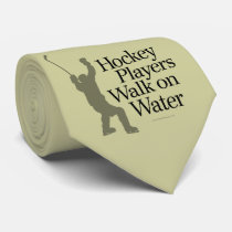 Hockey Players Walk On Water tie (light)