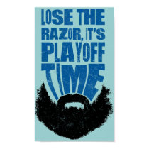 Hockey Playoff Beard Poster