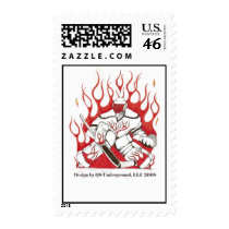 Hockey postage stamp by osundergroundllc Hockey postage stamp