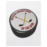 Hockey Puck Personalized Flyer