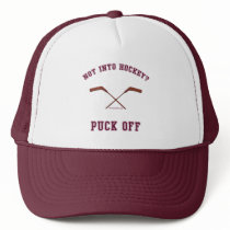Hockey Puck Off Mesh Hat