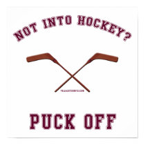 Hockey Puck Off Posters