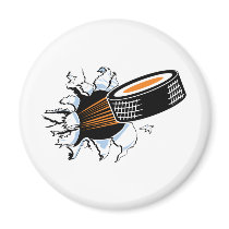Hockey Puck Smash magnets