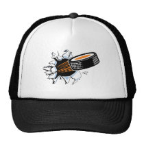 Hockey Puck Smash hats