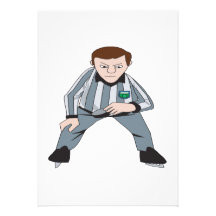 Hockey Referee Custom Invitation