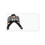 Hockey Referee Personalized Address Label
