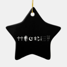 Hockey Religion Christmas Ornaments