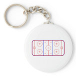 Hockey Rink Keychain