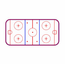 Hockey Rink Acrylic Cut Outs