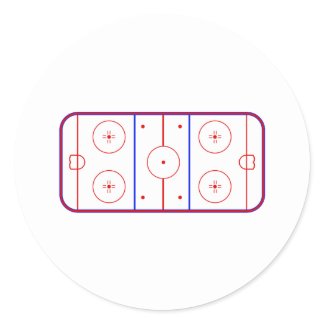 Hockey Rink Stickers