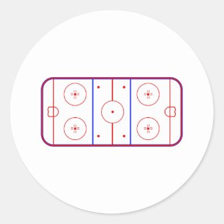 Hockey Rink Stickers
