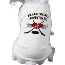 Hockey Rocks pet clothing