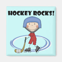 Hockey Rocks T-shirts and Gifts Fridge Magnet