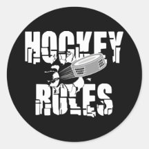 Hockey Rules Sticker
