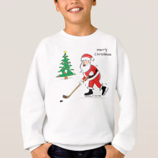 santa hockey shirt