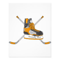 Hockey Skate invitations