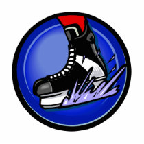 Hockey Skate Cut Out