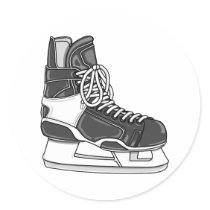 Hockey Skate stickers