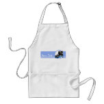 Hockey Skates; Blue Aprons