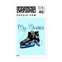 Hockey Skates My Shoes Tshirts and Gifts postage by sport_shop Hockey Skates My Shoes Tshirts and Gifts postage