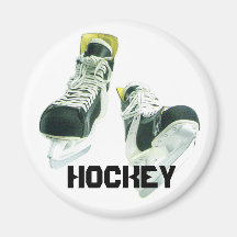 Hockey Skates Refrigerator Magnets
