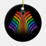 Hockey Stick Spectrum Christmas Ornament