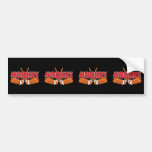 Hockey Sticks Bumper Sticker