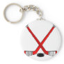 Hockey Sticks Keychain