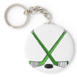 Hockey Sticks Keychains