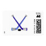 Hockey Sticks Postage Stamp