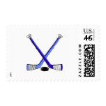 Hockey Sticks Postage Stamp