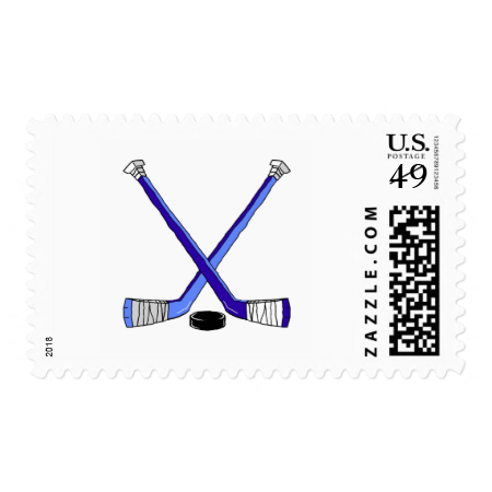 Hockey Sticks Postage Stamps