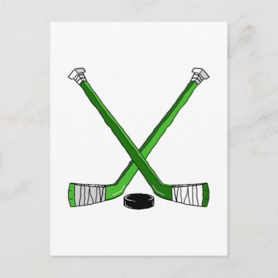 blank hockey stick