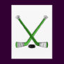 Hockey Sticks Post Card