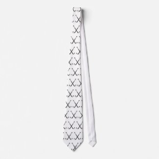 hockey sticks tie tie